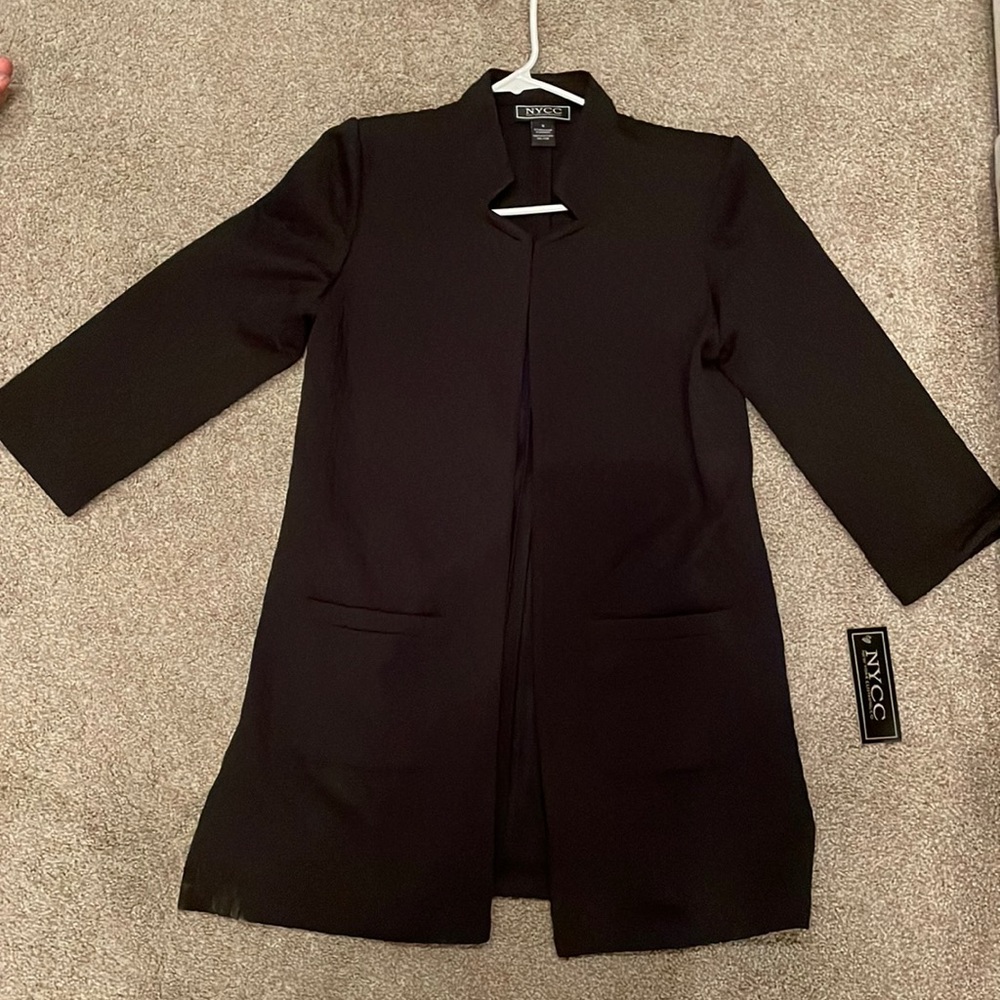 NYCC Black Quilted Jacket with Pockets